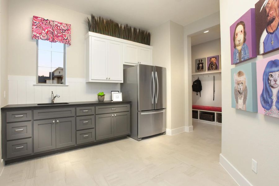 The Castella II Laundry Room