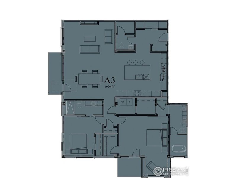 2D floor plan layout of this home in , Loveland, CO (Image 5).