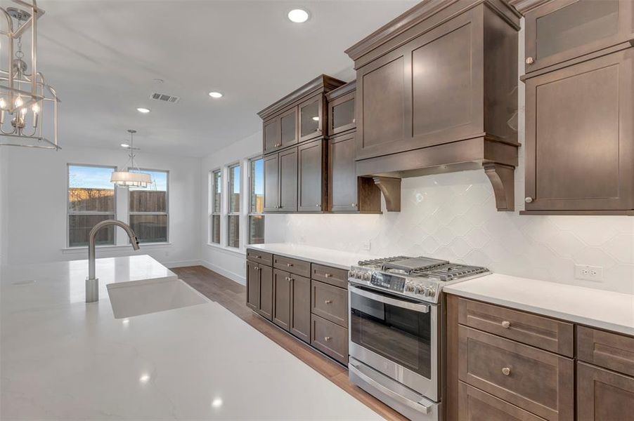 Furnished interior view inside a new home in Kreymer at the Park, Wylie (Image 11).
