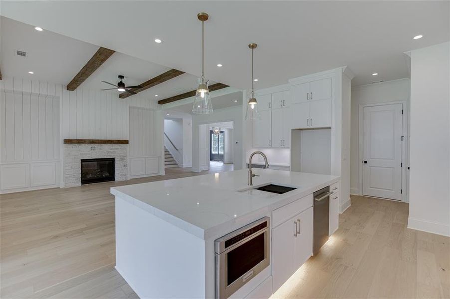 Furnished interior view inside a new home in , Buford (Image 8).