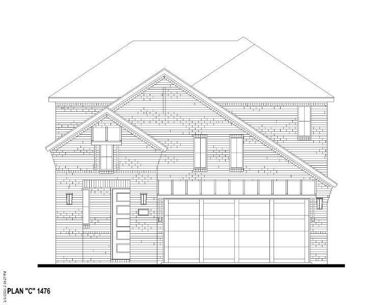 Plan 1476 Elevation C