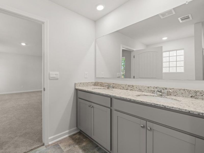 Furnished interior view inside a new home in Parkside at Carter Grove, Cartersville (Image 10).