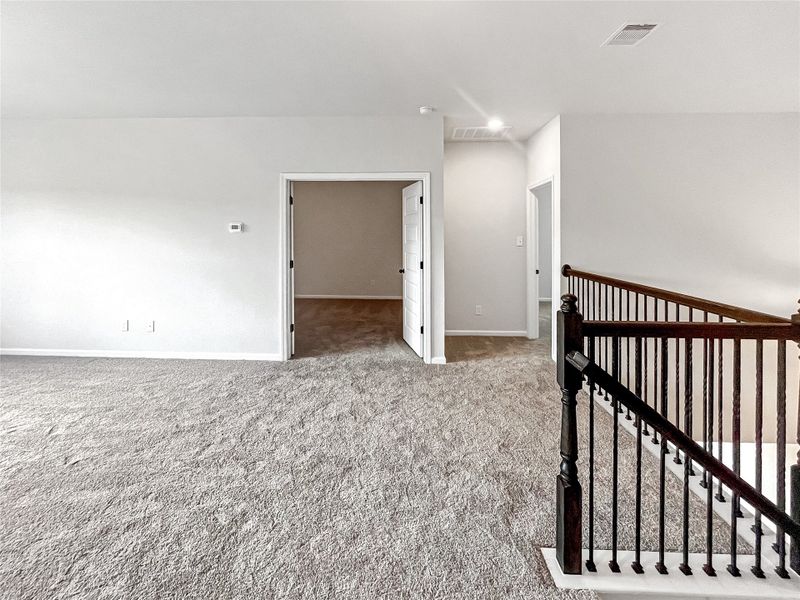 The Princeton II- Game Room into Media Room.