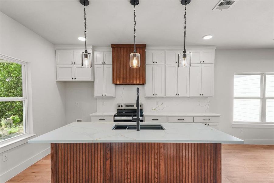 Furnished interior view inside a new home in , Milford (Image 11).
