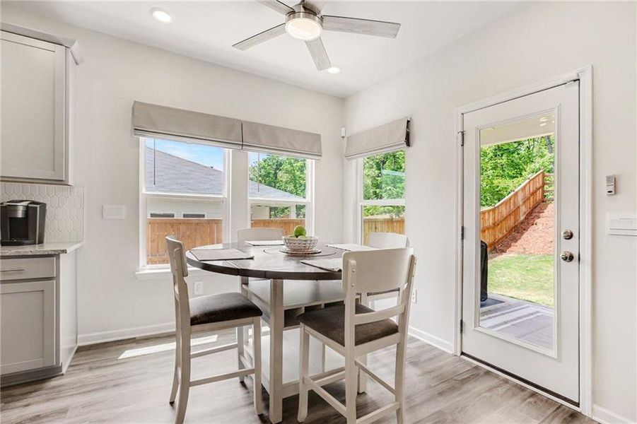 Furnished interior view inside a new home in , Canton (Image 21).