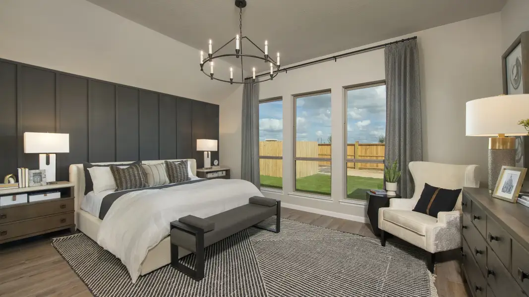 Furnished interior view inside a new home in Silo Mills, Cleburne (Image 65). Furnished interior view inside a new home in Silo Mills, Cleburne (Image 65).