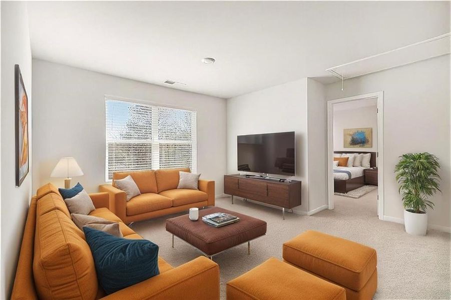 Furnished interior view inside a new home in , Monroe (Image 12). Furnished interior view inside a new home in , Monroe (Image 12).