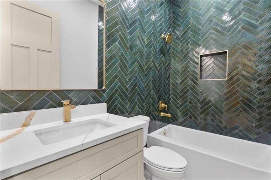 Furnished interior view inside a new home in , Powder Springs (Image 16).