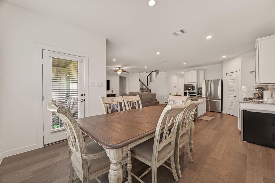 Furnished interior view inside a new home in Westland Ranch 50' Homesites, League City (Image 9).