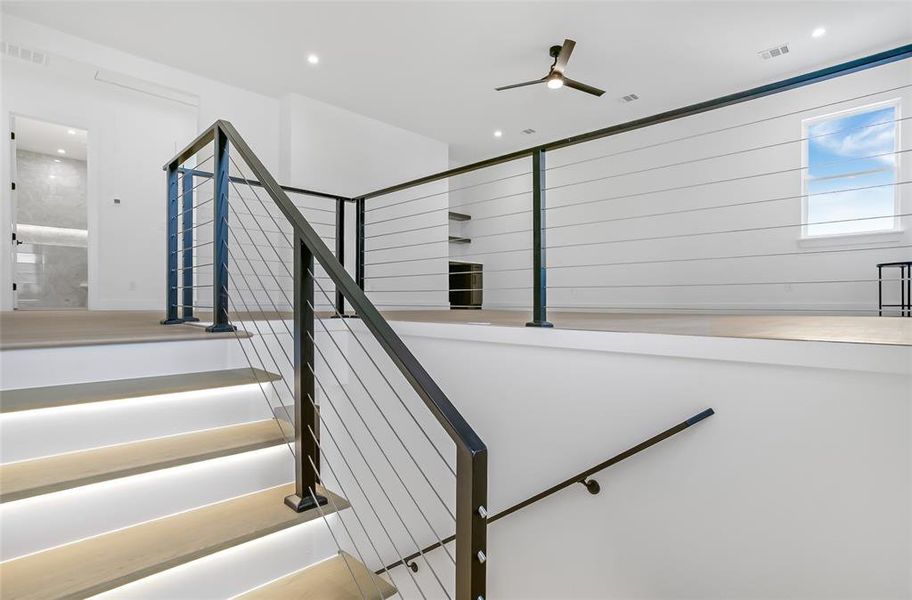 Close-up of interior finishes inside a home in , Dallas (Image 18).