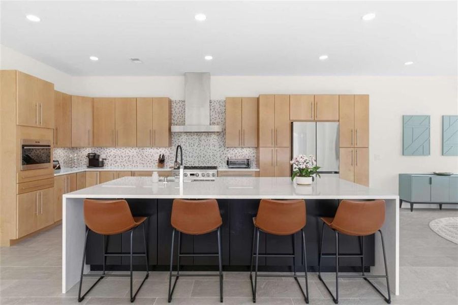 Furnished interior view inside a new home in , Talking Rock (Image 8).