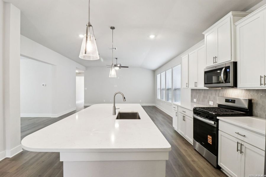 Furnished interior view inside a new home in Sagebrooke - Premier Series, San Antonio (Image 6).