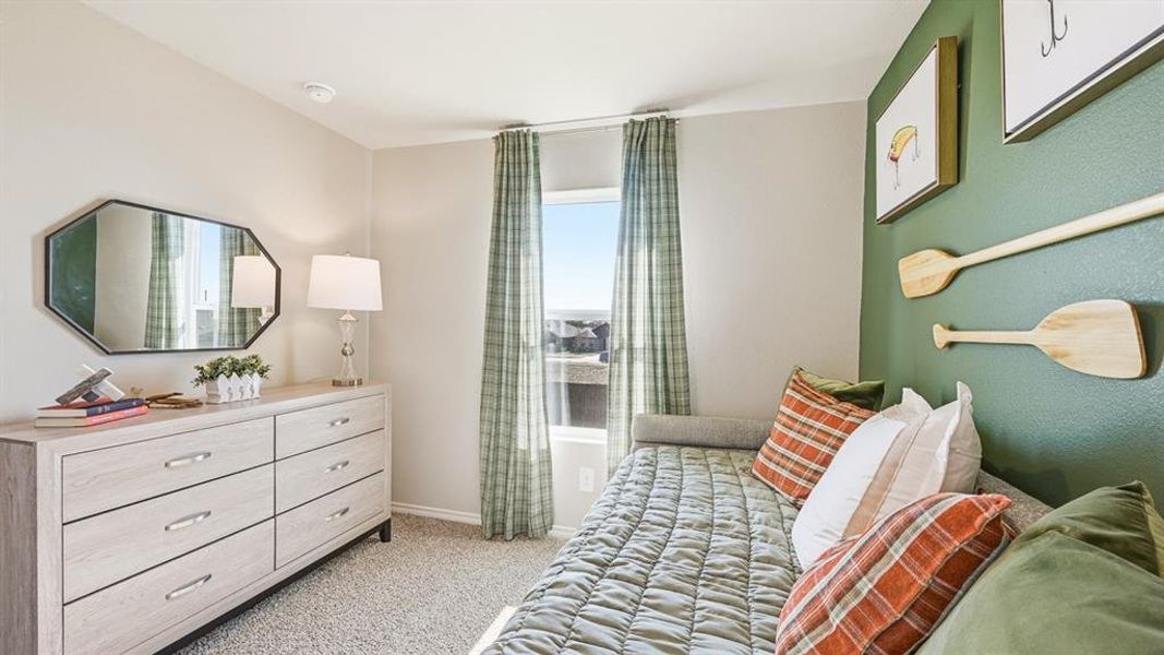 Furnished interior view inside a new home in Hickory Grove, Krum (Image 29).