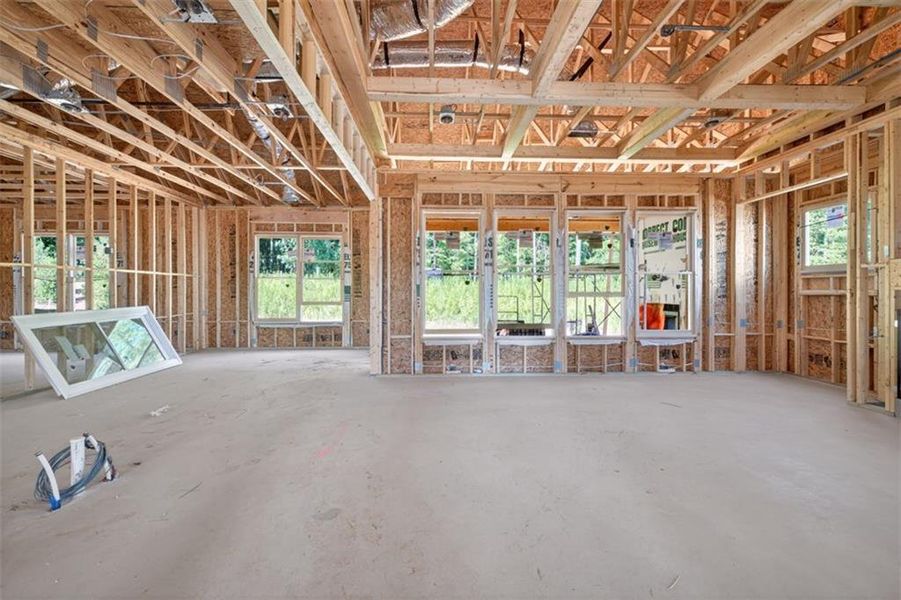 In-progress construction of a new home in , Statham, GA (Image 3).