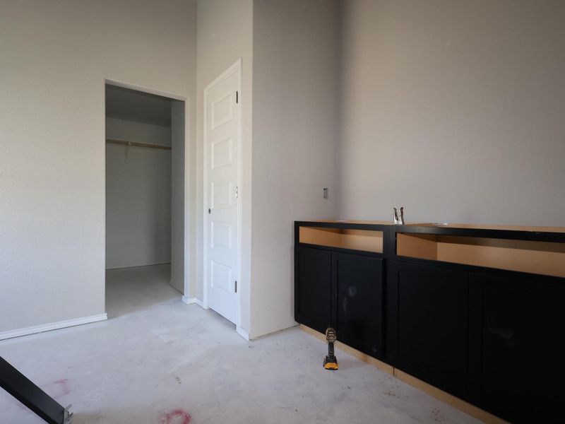 In-progress construction of a new home in Carillon, Manor, TX (Image 9).