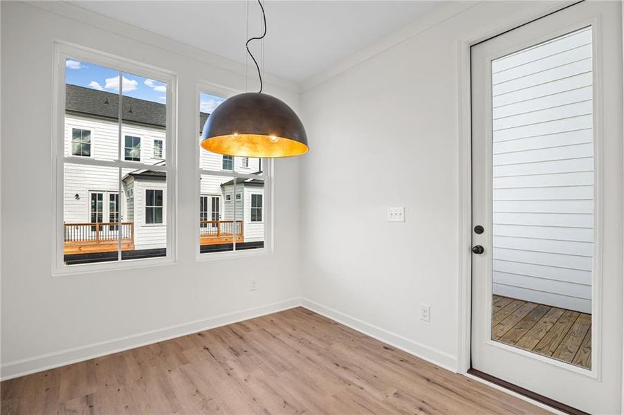 Spacious, unfurnished interior of a new home in The Village at River Green, Canton (Image 24).