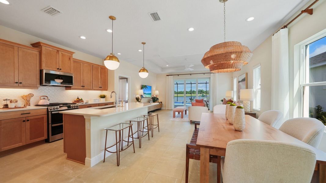 Representative furnished interior of a home built from the Heritage 2 by Neal Communities in Wildleaf, Parrish (Image 8).