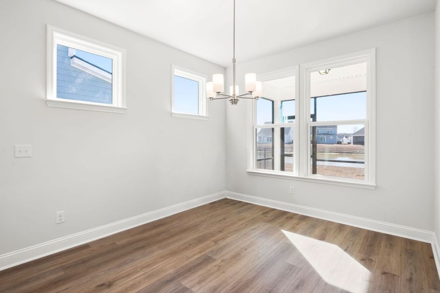 Spacious, unfurnished interior of a new home in Midpoint at New Riverside, Bluffton (Image 17).