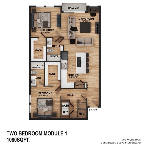 2D floor plan layout of this home in , San Antonio, TX (Image 3). 2D floor plan layout of this home in , San Antonio, TX (Image 3).