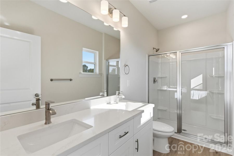 Furnished interior view inside a new home in , Fort Mill (Image 9).