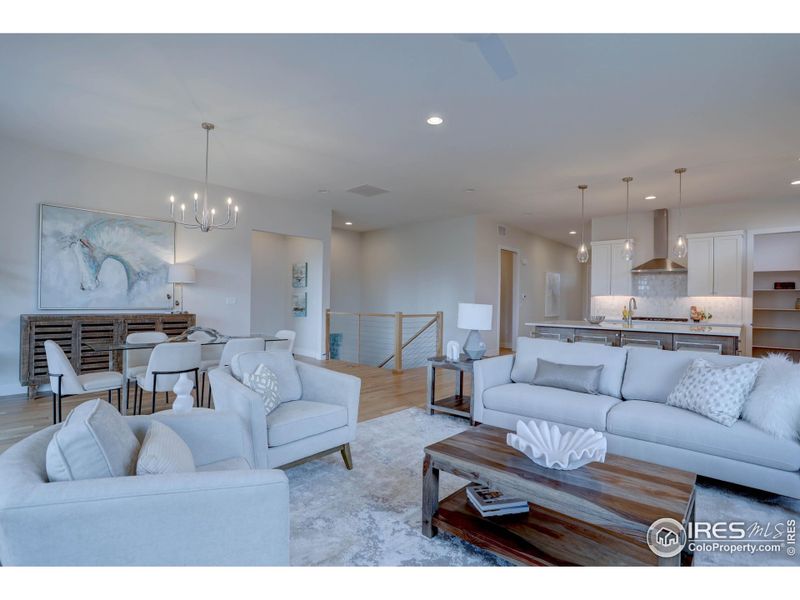 Furnished interior view inside a new home in , Louisville (Image 13).