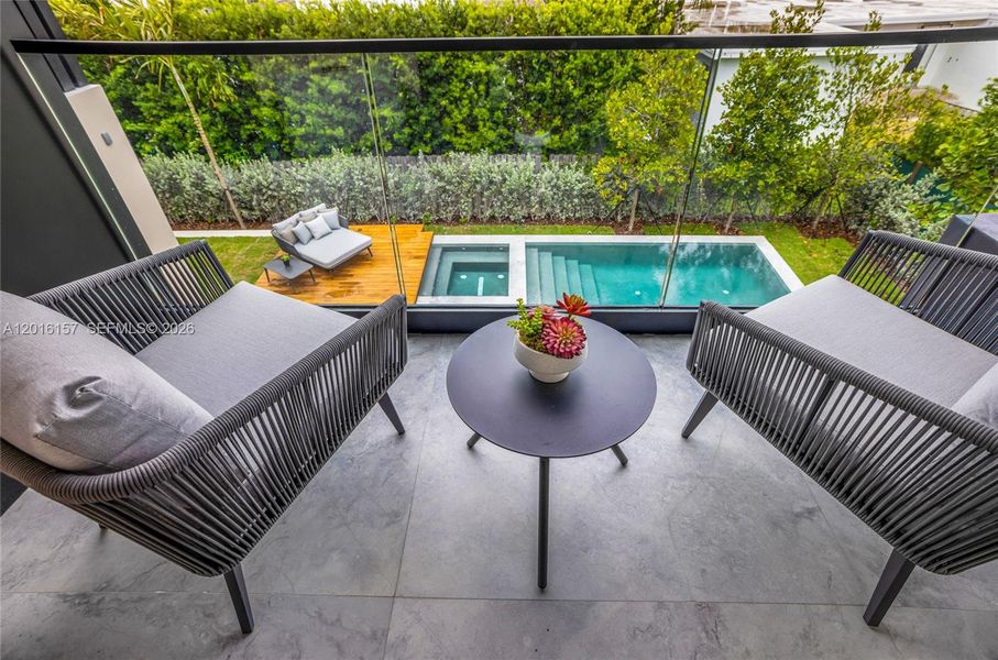 Exterior details and patio area of a home in , Miami Beach (Image 35).