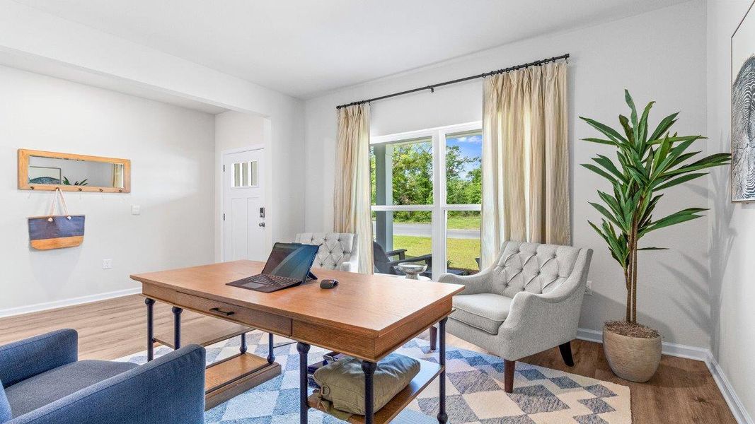 Furnished interior view inside a new home in Pine Dove Estates, Tallahassee (Image 6).