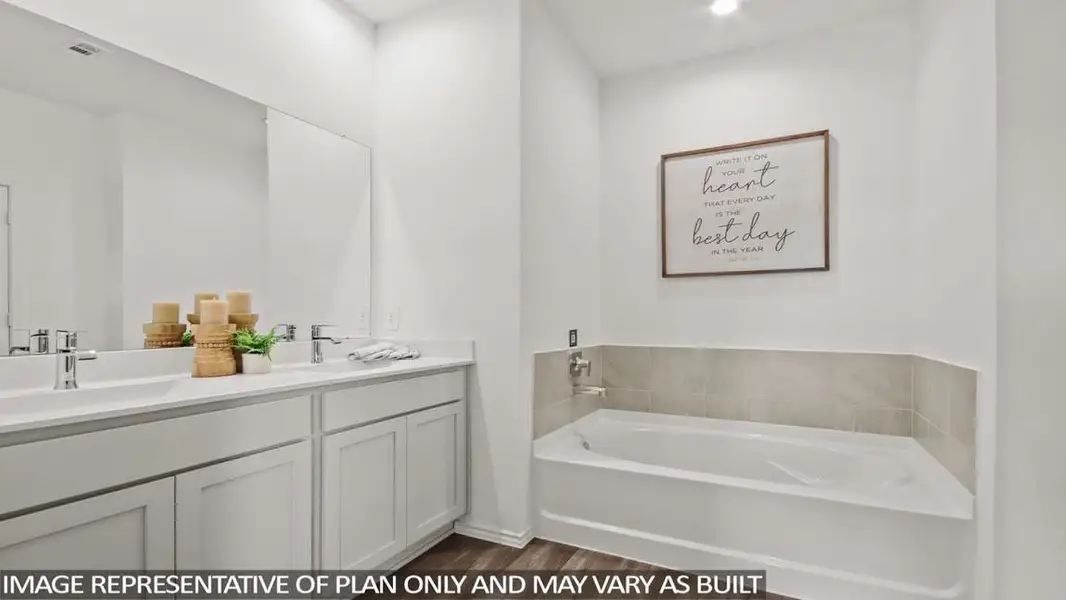Furnished interior view inside a new home in Porters Mill, New Caney (Image 14).