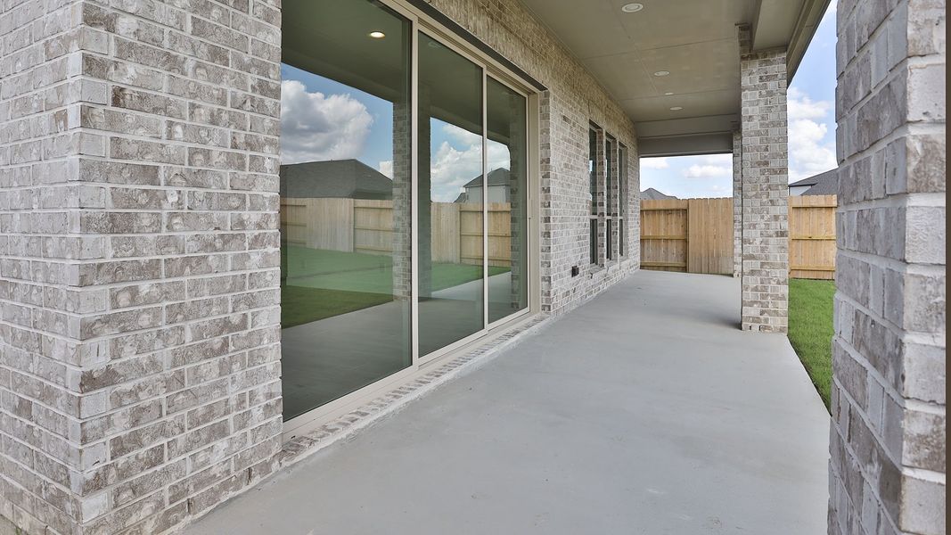 Exterior details and patio area of a home in Everly, Hockley (Image 2).
