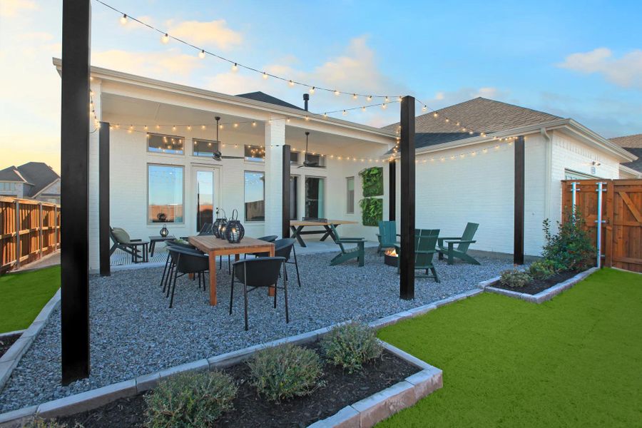 The Burkhart Outdoor Living Area