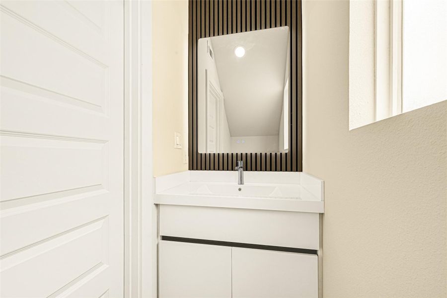 Close-up of interior finishes inside a home in , Houston (Image 18).
