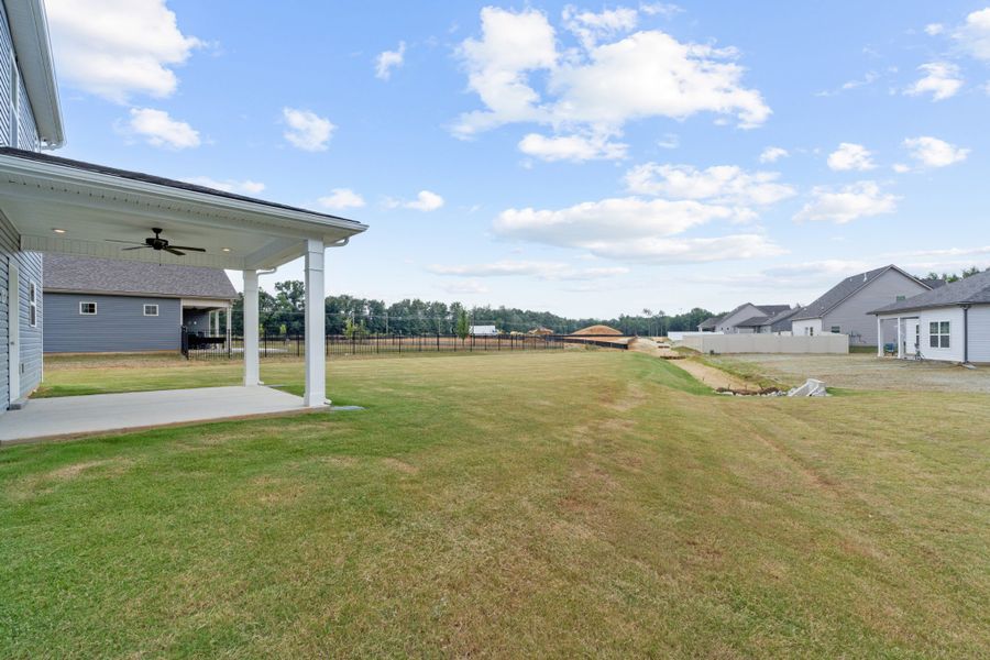 Front exterior of a new home in Stillwater, Tullahoma, TN, highlighting curb appeal (Image 18). Front exterior of a new home in Stillwater, Tullahoma, TN, highlighting curb appeal (Image 18).