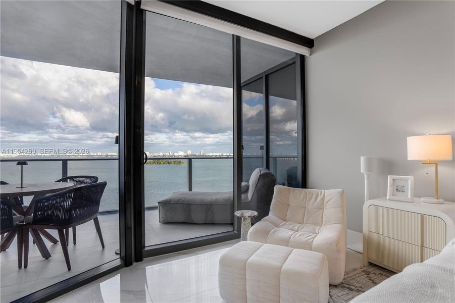 Furnished interior view inside a new home in , Miami (Image 27).