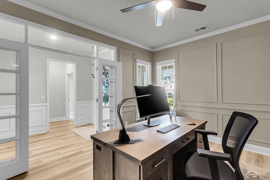 Furnished interior view inside a new home in Sea Island Preserve, Johns Island (Image 5).