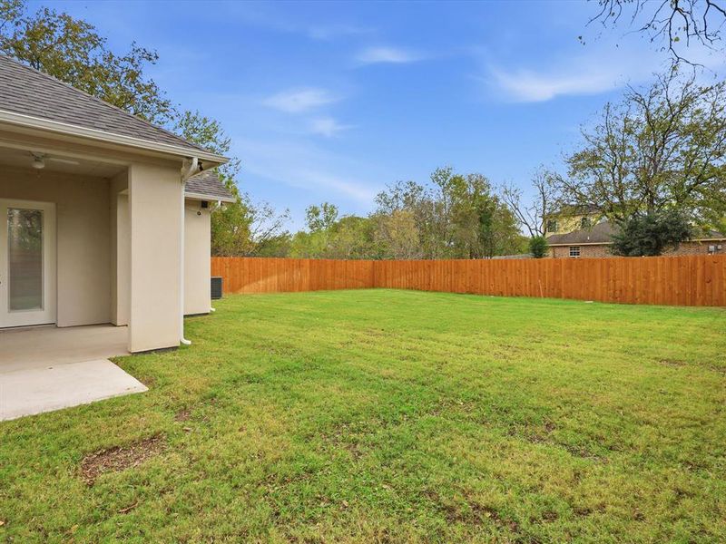 Exterior details and patio area of a home in , Dallas (Image 24). Exterior details and patio area of a home in , Dallas (Image 24).