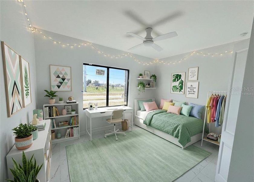 Furnished interior view inside a new home in , Cape Coral (Image 14).