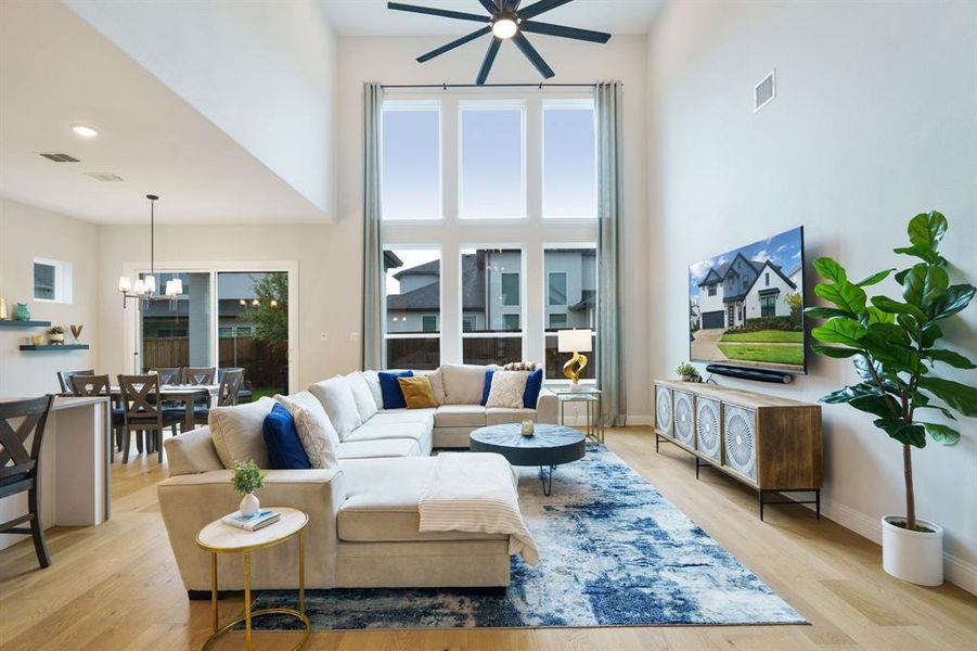 Furnished interior view inside a new home in , Frisco (Image 31). Furnished interior view inside a new home in , Frisco (Image 31).