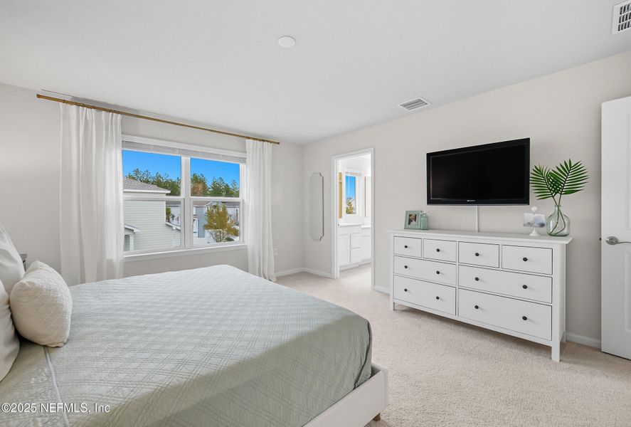 Furnished interior view inside a new home in , St. Augustine (Image 33).