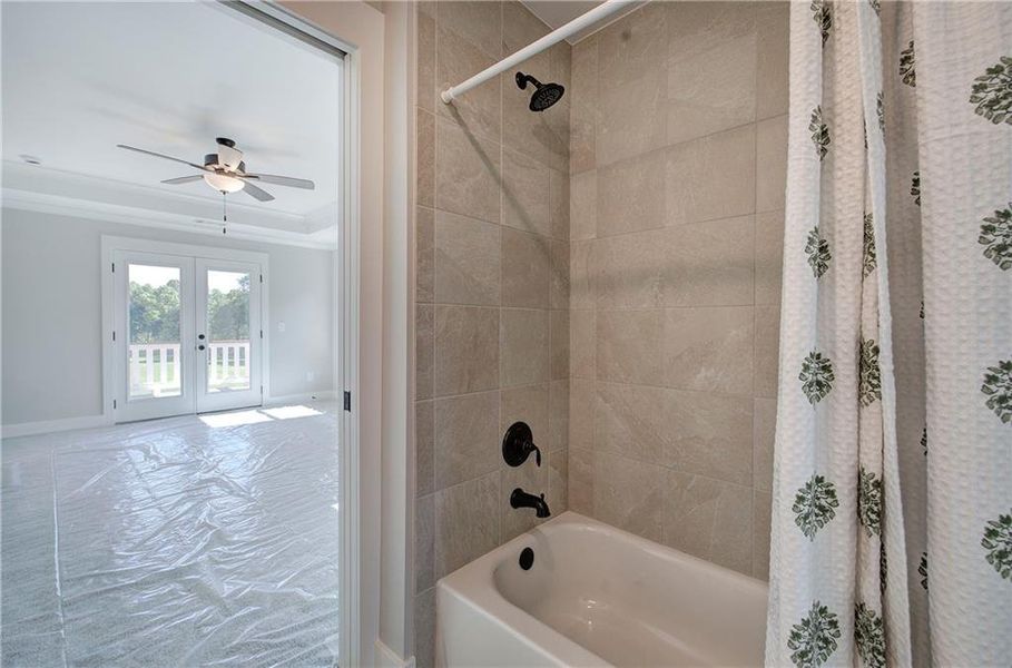 Furnished interior view inside a new home in , Euharlee (Image 9).