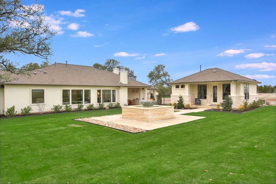Representative exterior details of a home built from the Catalina by Giddens Homes in Clearwater Ranch, Liberty Hill (Image 58).