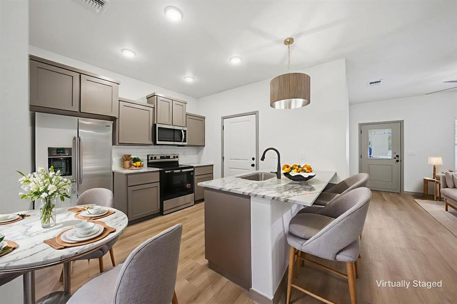 Furnished interior view inside a new home in , Covington (Image 9). Furnished interior view inside a new home in , Covington (Image 9).