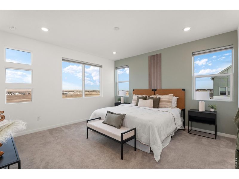 Furnished interior view inside a new home in Whisper Village, Arvada (Image 17).