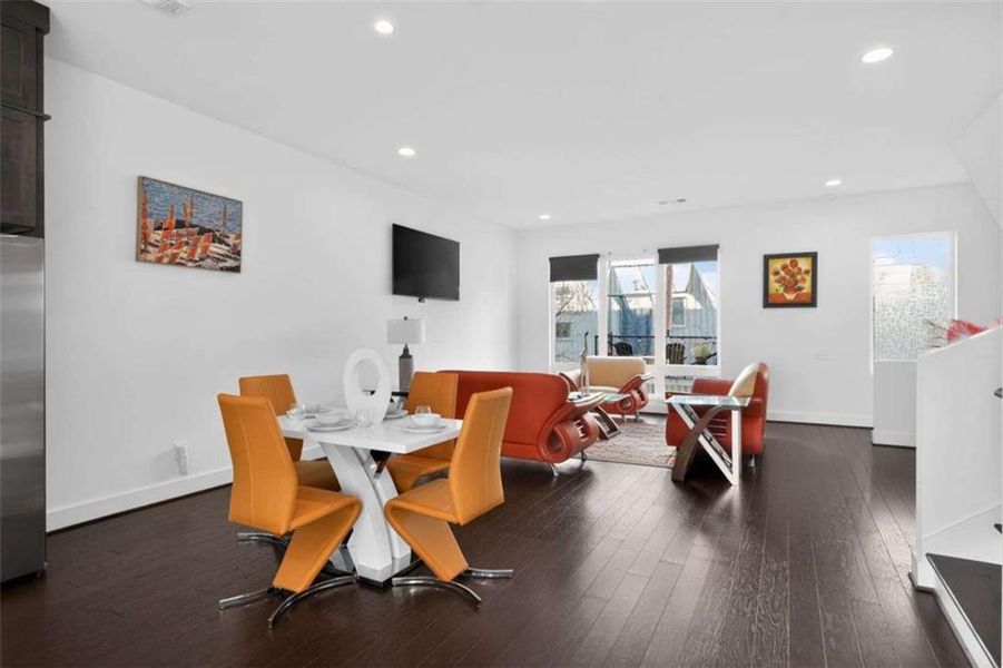 Furnished interior view inside a new home in , Atlanta (Image 36). Furnished interior view inside a new home in , Atlanta (Image 36).