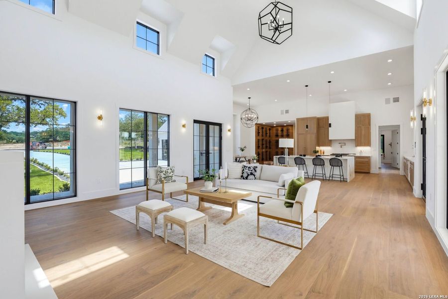 Furnished interior view inside a new home in , San Antonio (Image 28).