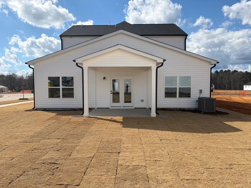 Exterior details and patio area of a home in Crescent Mills, Wilson's Mills (Image 20).