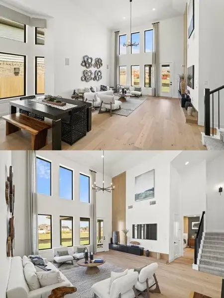 Furnished interior view inside a new home in , Richmond (Image 3).