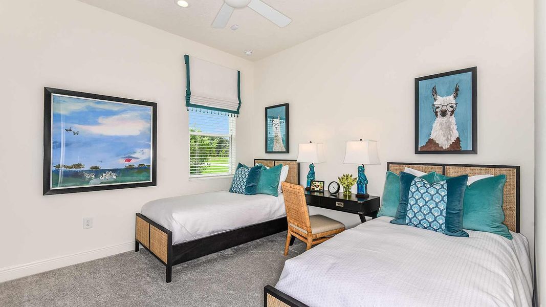 Furnished interior view inside a new home in SkySail Real Estate and Homes for Sale in Naples, FL - Neal Communities, Naples (Image 15).