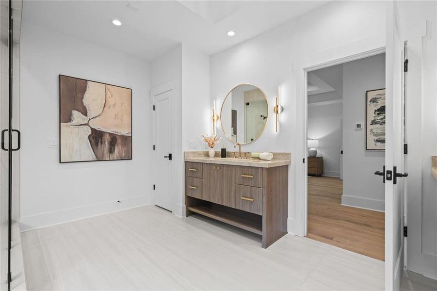 Furnished interior view inside a new home in , Atlanta (Image 42). Furnished interior view inside a new home in , Atlanta (Image 42).