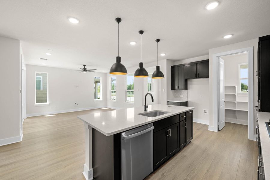 Furnished interior view inside a new home in Terrace Collection at Harvest, Argyle (Image 8). Furnished interior view inside a new home in Terrace Collection at Harvest, Argyle (Image 8).