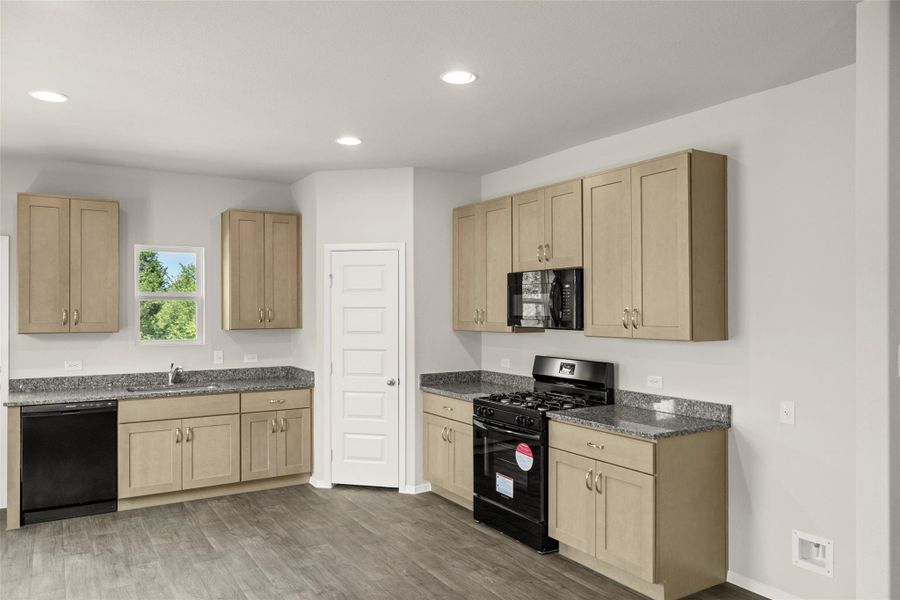 Furnished interior view inside a new home in Cloverleaf, Austin (Image 8).